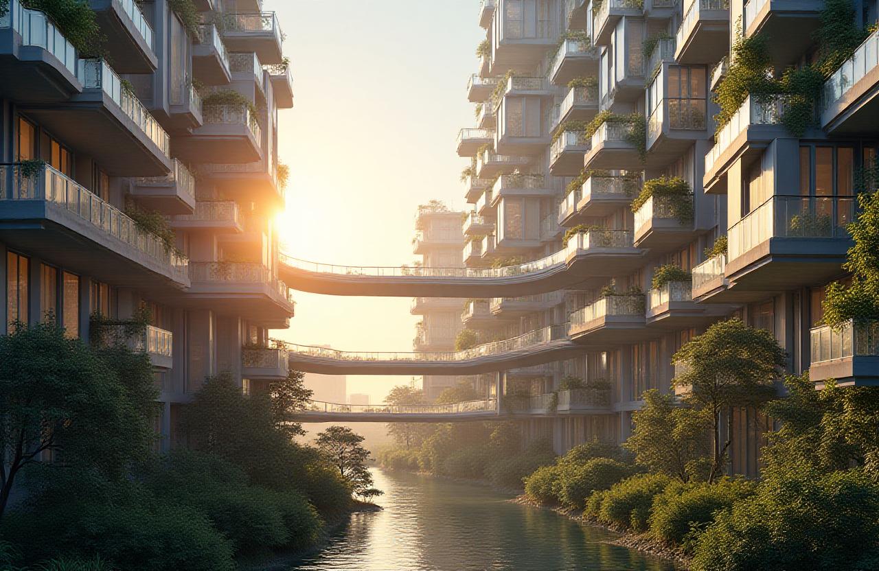 Modern scalable infrastructure architectural design concept